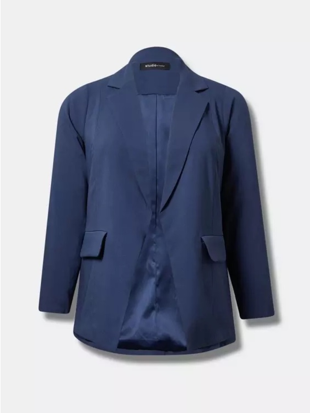 Torrid NWT size 3 Studio Navy Open-Front Blazer Jacket